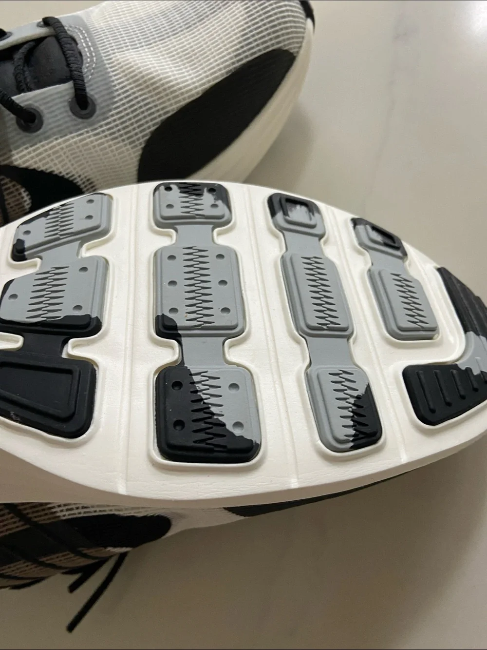 Nike Men’s Black, White and Gray Athletic Running Shoes - Picture 13 of 16